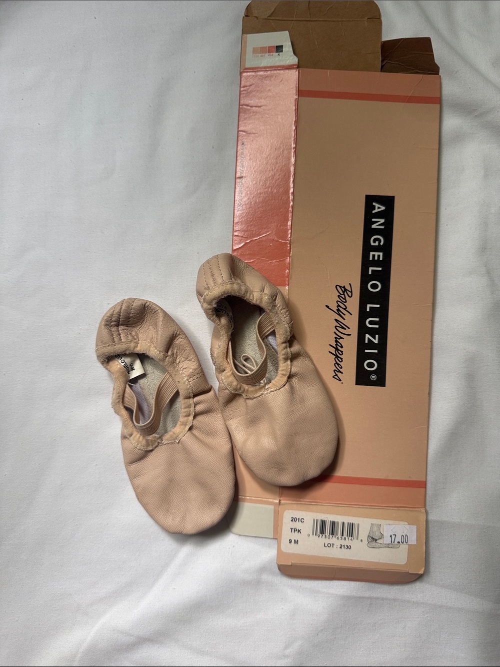 Toddler Ballet Shoes in Light Pink size 9